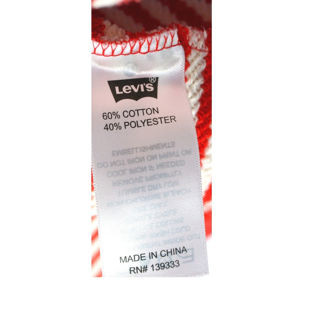 Levi's Light weight Stripe Sweater sz M - Picture 7 of 7